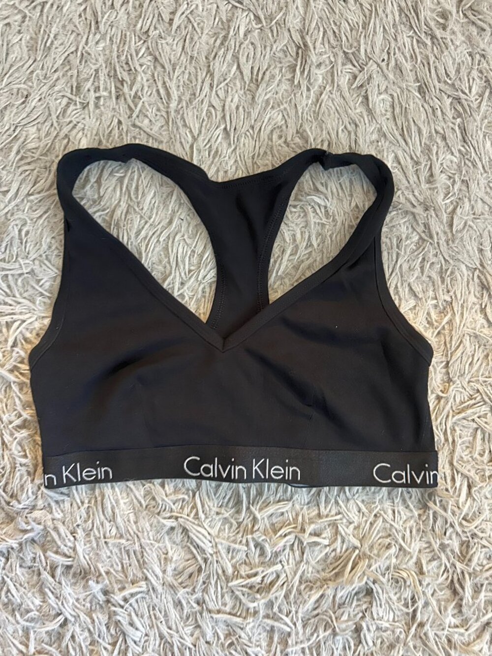 Black Calvin Klein Sports Bra